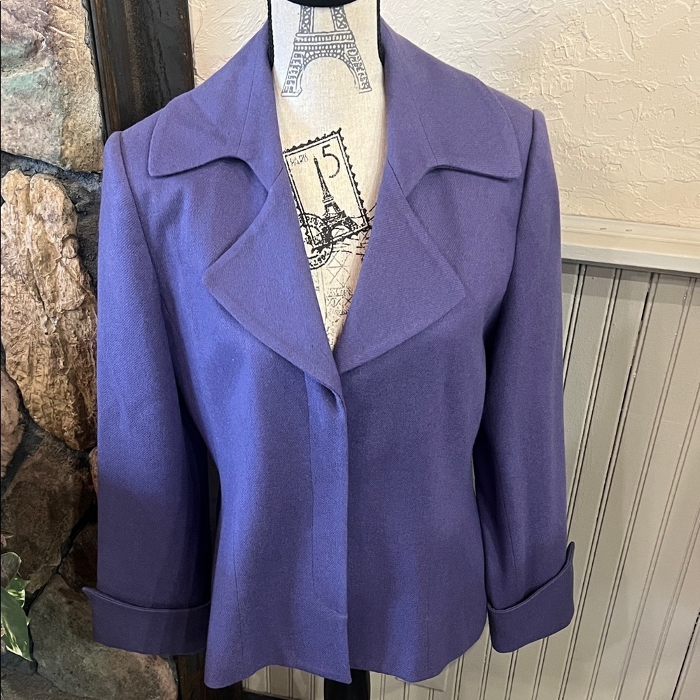 Coldwater Creek Women's Purple Blazer
